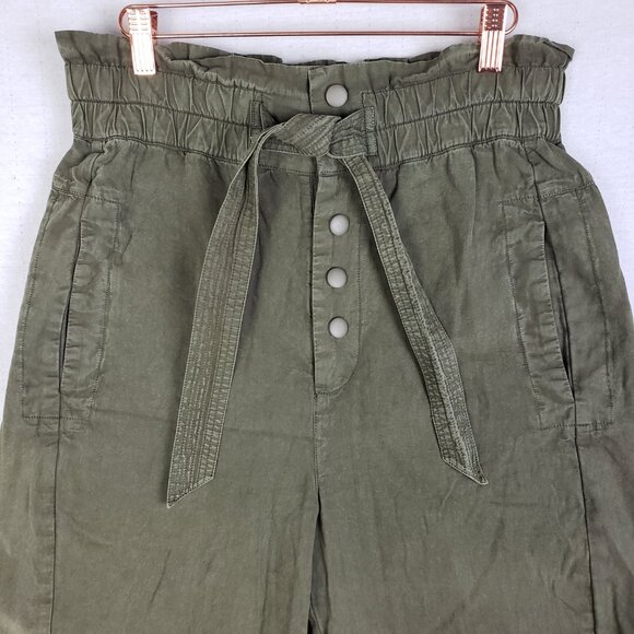 Sea New York Olive Green Cropped Pants - Picture 4 of 15